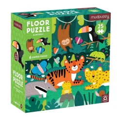 Mud Puppy Jigsaw Puzzles | 2 Years+>Mudpuppy 25pc Floor puzzle - Rainforest