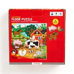 Mud Puppy Jigsaw Puzzles | 2 Years+>Mudpuppy 25pc Floor puzzle - Farm Friends