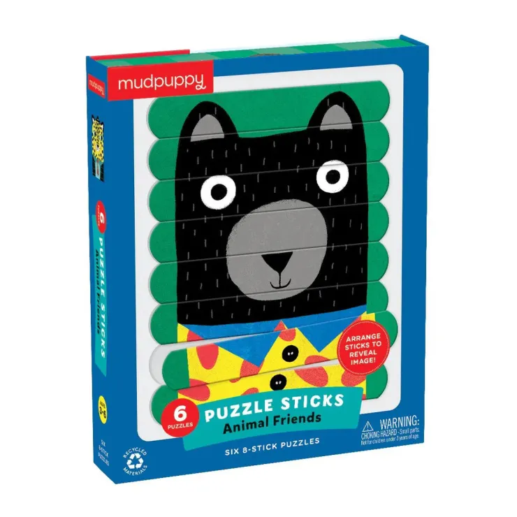 Mud Puppy Jigsaw Puzzles | 3 Years+>Mudpuppy Puzzle Sticks - Animal Friends^