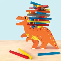 Mud Puppy Toddler Games | 3 Years+>Mudpuppy T-Rex Topple Balancing Game