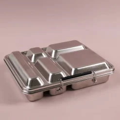 Nestling Lunchboxes>Stainless Steel Jumbo Bento Box