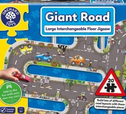 Orchard Toys Jigsaw Puzzles | 3 Years+>Giant Road Jigsaw 20 Pc