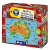 Orchard Toys Jigsaw Puzzles | 6 Years+>Map of Australia & New Zealand Jigsaw Puzzle (150 pc)