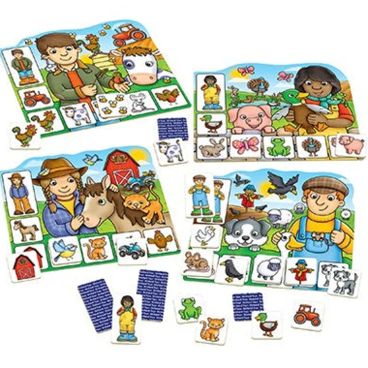 Orchard Toys Educational Games | Educational Games>Old MacDonald Lotto Game