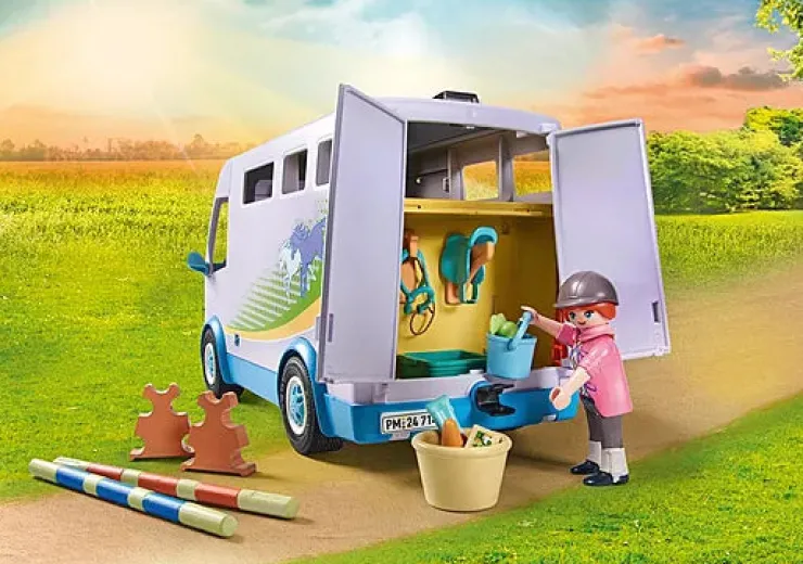 Playmobil Pretend Play | 4 Years+>Mobile Horse Riding School