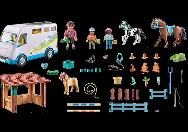 Playmobil Pretend Play | 4 Years+>Mobile Horse Riding School