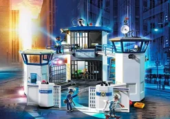 Playmobil Pretend Play | Building Sets>Police Headquarters With Prison