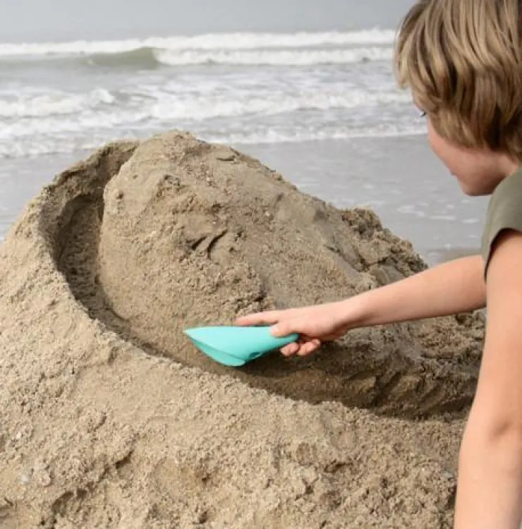 QUUT Bath Toys | Beach Toys>Cuppi Shovel Sieve Ball - Ocean Blue