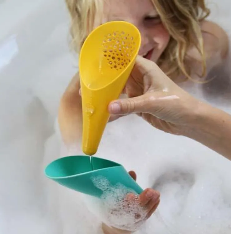 QUUT Bath Toys | Beach Toys>Cuppi Shovel Sieve Ball - Ocean Blue