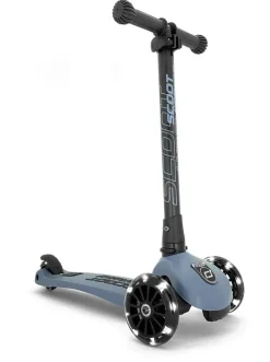 Scoot & Ride Scooters | Ride-on And Walking>Highway Kick 3 - LED Steel