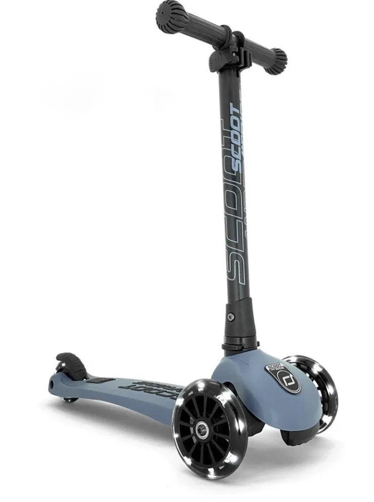 Scoot & Ride Scooters | Ride-on And Walking>Highway Kick 3 - LED Steel
