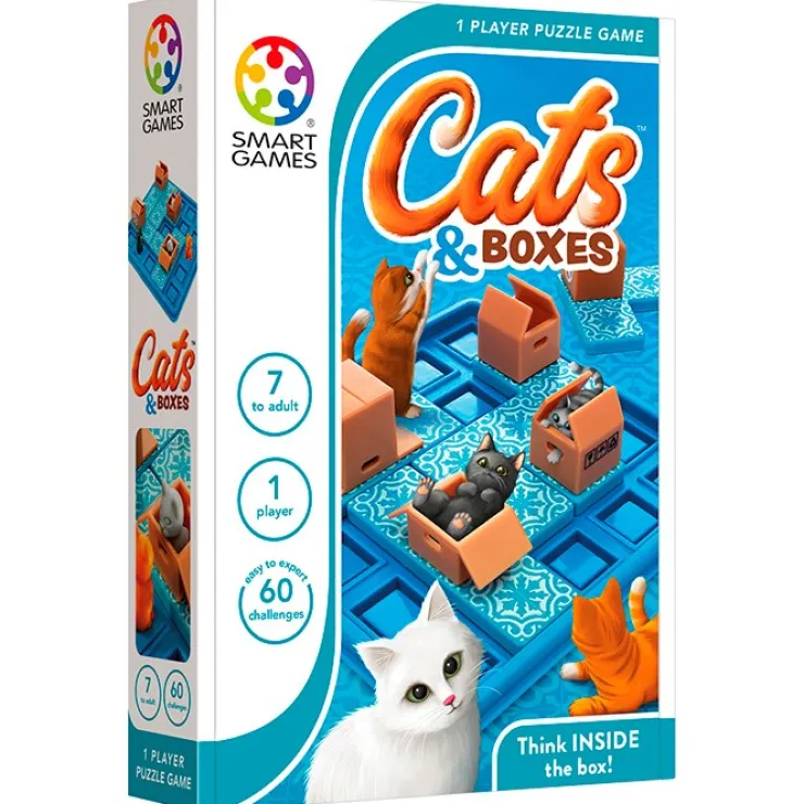 Smart Games Educational Games | Educational Games>Cats & Boxes Game