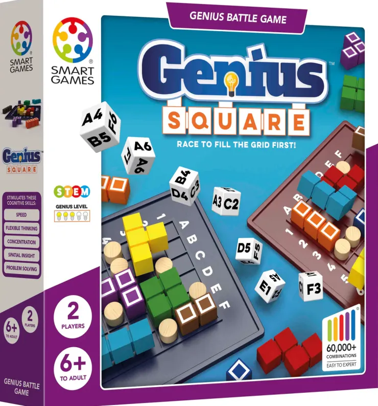Smart Games Educational Games | Educational Games>Genius Square Battle Game