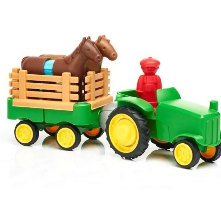 SmartMax Building Blocks | Magnetic Construction>My First Tractor Set (22 pc)*