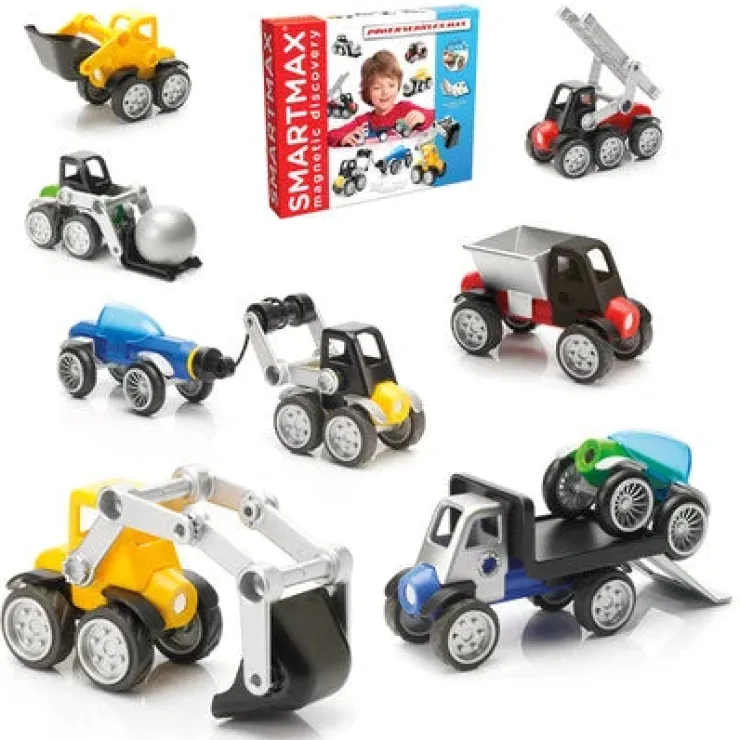 SmartMax Building Sets | Magnetic Construction>Power Vehicles