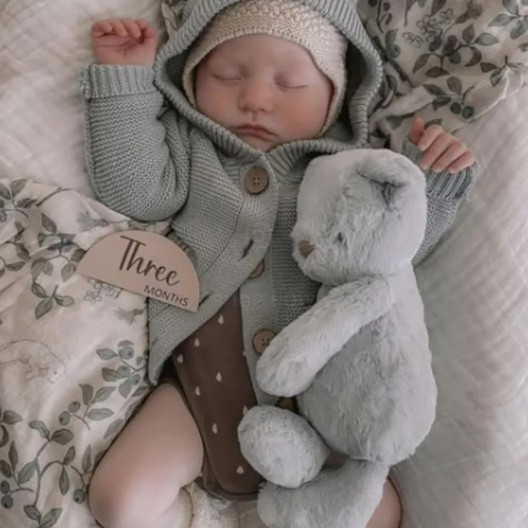 Snuggle Bunny Soft Toys | 0 Months+>Snuggle Bunnies George The Bear - Droplet 20 cm
