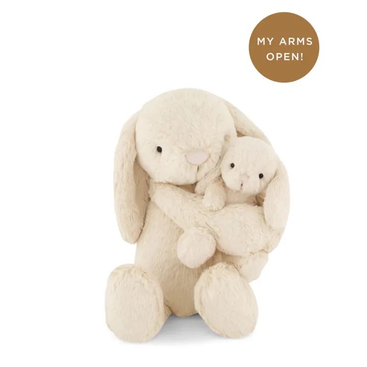 Snuggle Bunny Soft Toys | 0 Months+>Snuggle Bunnies Plush Frankie The Hugging Bunny -Brulee