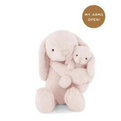Snuggle Bunny Soft Toys | 0 Months+>Snuggle Bunnies Plush Frankie The Hugging Bunny -Blush