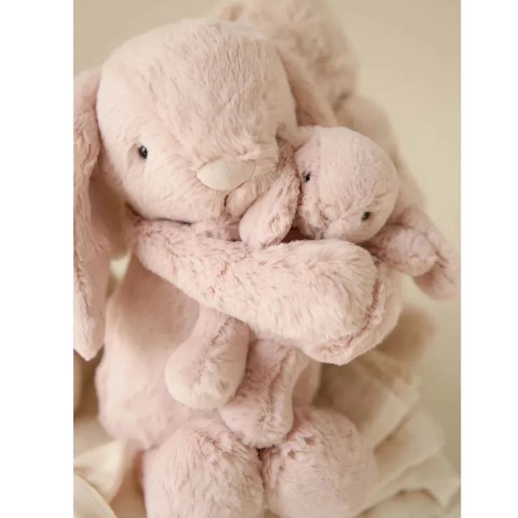 Snuggle Bunny Soft Toys | 0 Months+>Snuggle Bunnies Plush Frankie The Hugging Bunny -Blush