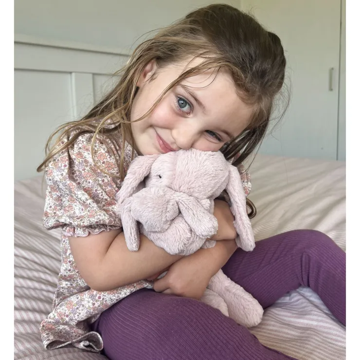 Snuggle Bunny Soft Toys | 0 Months+>Snuggle Bunnies Plush Frankie The Hugging Bunny -Blush