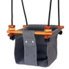 SolveJ Swings | Wooden Toys>Baby Toddler Swing - Smokey Grey