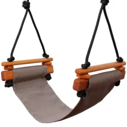 SolveJ Swings | Wooden Toys>Child Swing - Classic Taupe