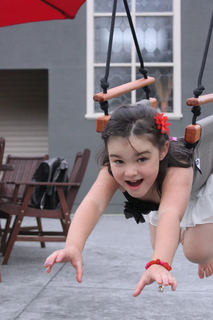 SolveJ Swings | Wooden Toys>Child Swing - Classic Taupe
