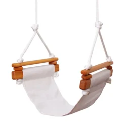 SolveJ Swings | Wooden Toys>Child Swing - Merino White
