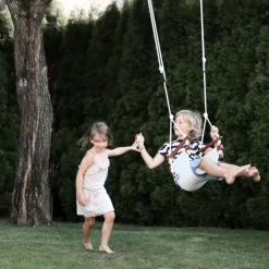 SolveJ Swings | Wooden Toys>Child Swing - Merino White