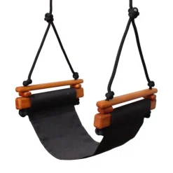 SolveJ Swings | Wooden Toys>Child Swing - Slate Grey