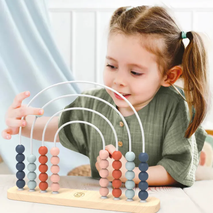 Speedy Monkey Wooden Toys | Activities & Learning>Rainbow Abacus