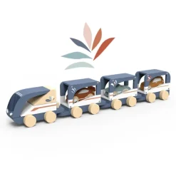 Speedy Monkey Wooden Toys | Trains & Train Sets>Train Vehicle Carrier