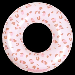 Swim Essentials Pool & Water Toys | Goggles & Water Safety>55cm Swim Ring - Pink Leopard