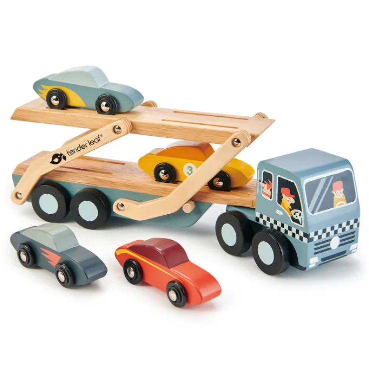 Tender Leaf Wooden Toys | Transport Toys>Car Transporter