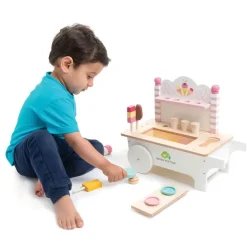 Tender Leaf Pretend Play | Kitchen & Food>Push Along Ice Cream Cart
