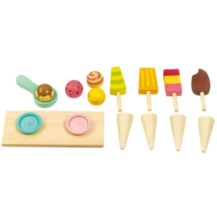 Tender Leaf Pretend Play | Kitchen & Food>Push Along Ice Cream Cart