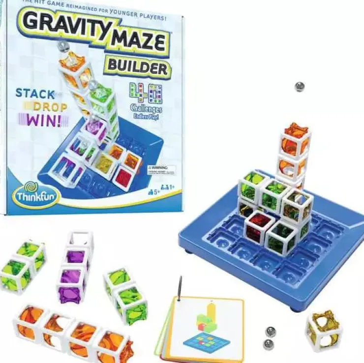 Think Fun Educational Games | Educational Games>ThinkFun Gravity Maze Builder