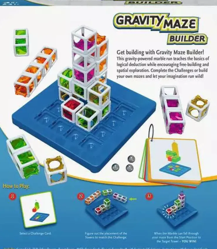 Think Fun Educational Games | Educational Games>ThinkFun Gravity Maze Builder