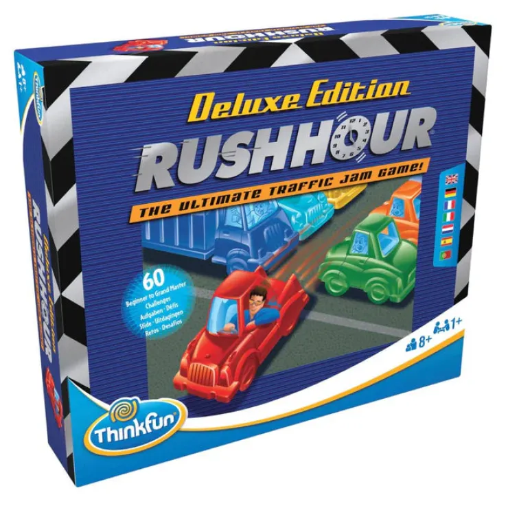 Think Fun Educational Games | Educational Games>ThinkFun Rush Hour Deluxe Edition