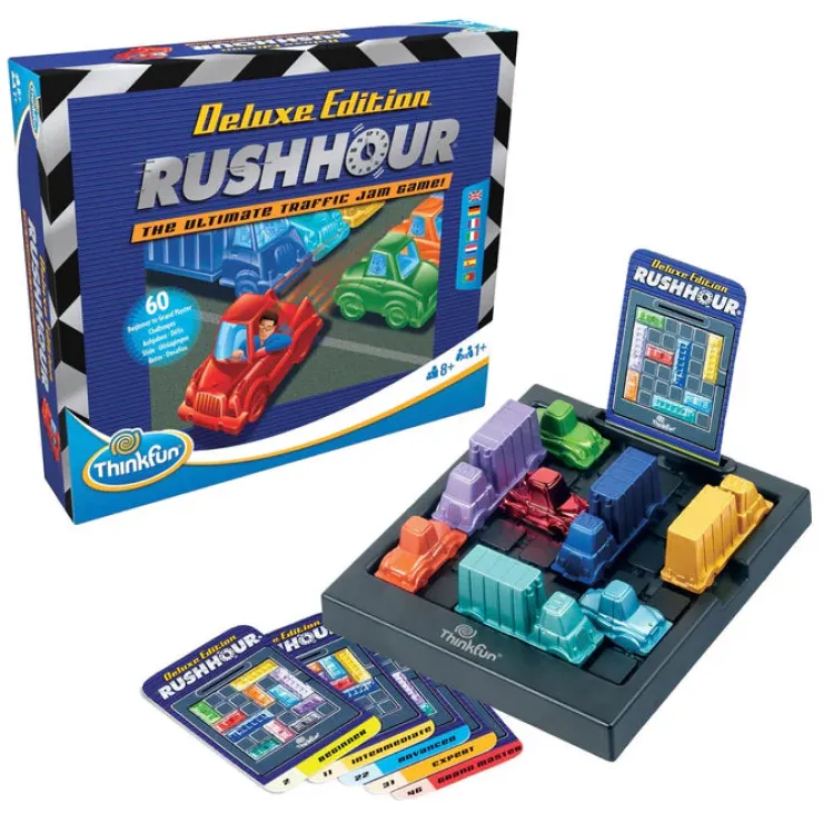 Think Fun Educational Games | Educational Games>ThinkFun Rush Hour Deluxe Edition