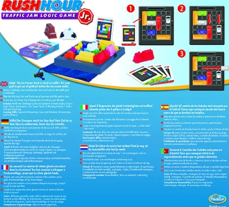 Think Fun Educational Games | Educational Games>ThinkFun Rush Hour Junior