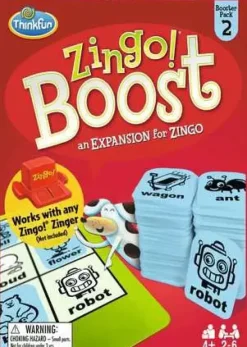 Think Fun Educational Games | Educational Games>ThinkFun Zingo! Boost Booster Pack 2