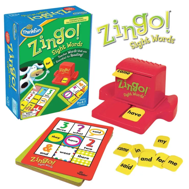 Think Fun Educational Games | Educational Games>ThinkFun Zingo! Sight Words