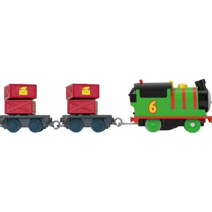 Fisher-Price Trains & Train Sets | Transport Toys>Thomas & Friends Motorized Engine - Percy's Cargo Run