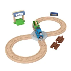Fisher-Price Wooden Toys | Trains & Train Sets>Thomas & Friends Wooden Railway Figure 8 Track Pack