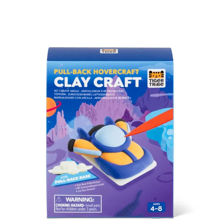 TIGER TRIBE Make & Create | 4 Years+>* Clay Craft - Pull Back Hovercraft