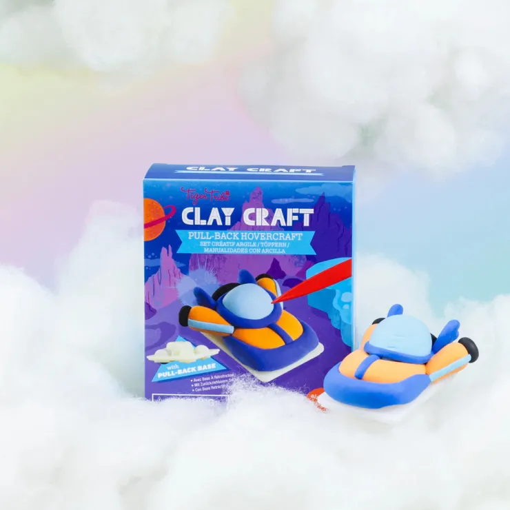 TIGER TRIBE Make & Create | 4 Years+>* Clay Craft - Pull Back Hovercraft