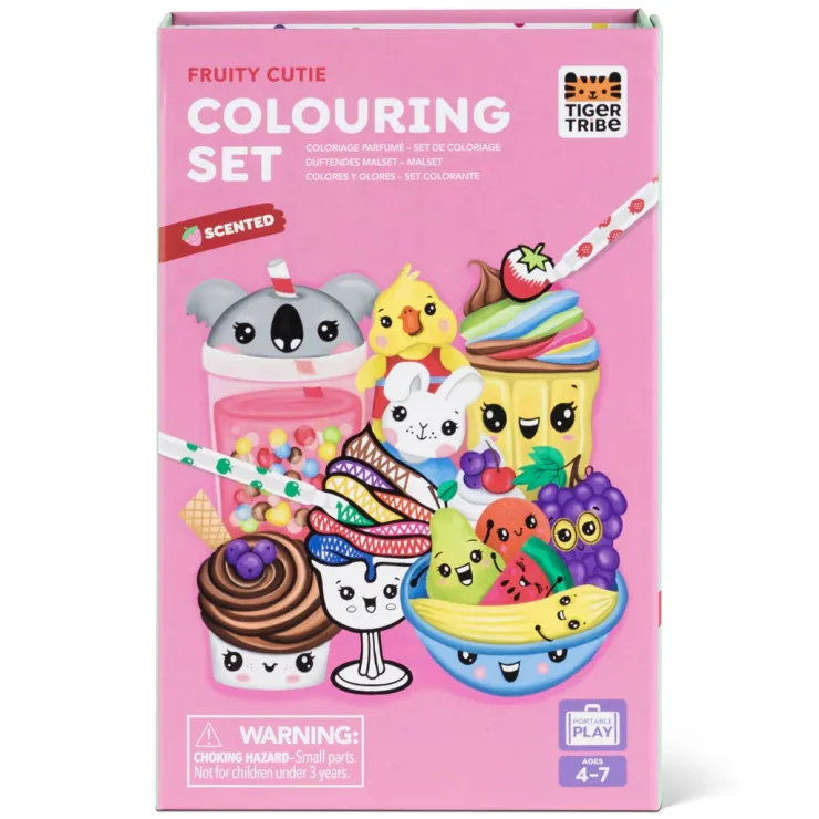 TIGER TRIBE Drawing, Colouring & Painting | 3 Years+>Colouring Set - Scented Fruity Cutie
