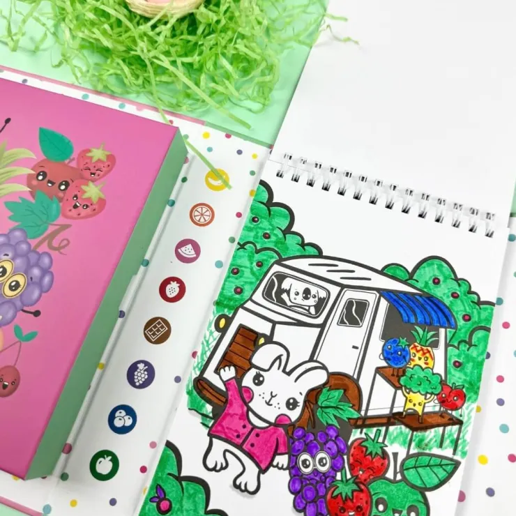 TIGER TRIBE Drawing, Colouring & Painting | 3 Years+>Colouring Set - Scented Fruity Cutie