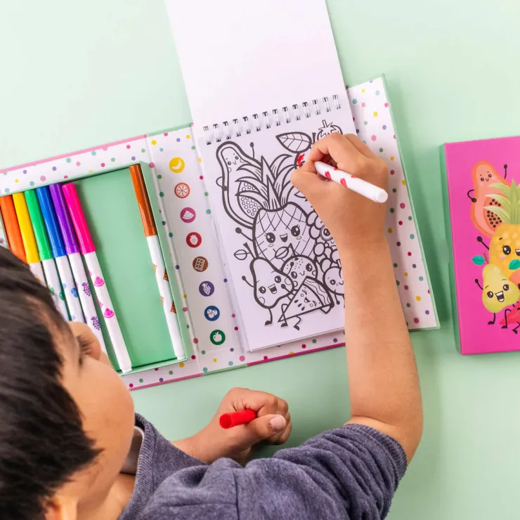 TIGER TRIBE Drawing, Colouring & Painting | 3 Years+>Colouring Set - Scented Fruity Cutie